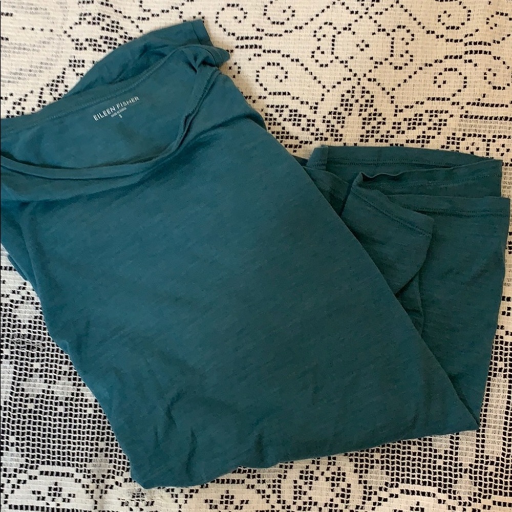 Eileen fisher small silk loose fitted top.